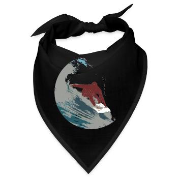 Surfer - Bandana - Schwarz - Vorne