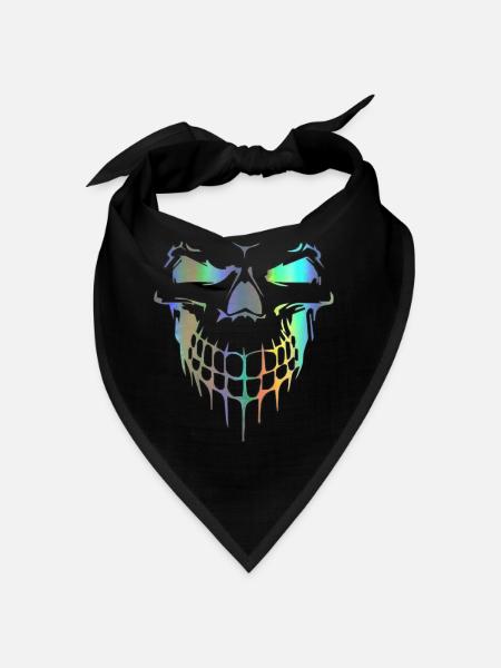 Totenkopf - Bandana - Schwarz