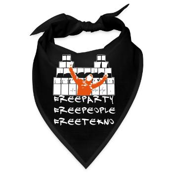 free23 - Bandana - Schwarz - Vorne