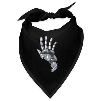 Robotic Hand - Bandana - Schwarz - Vorne