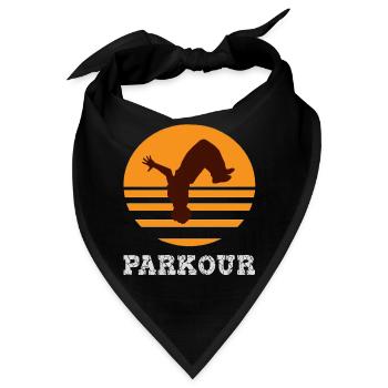 parkour - Bandana - Schwarz - Vorne