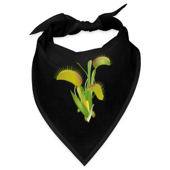 Venusfliegenfalle eine faszinierende Zimmerpflanze - Bandana - Schwarz - Vorne