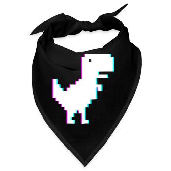 Information Dinosaurier Technologie IT Techniker - Bandana - Schwarz - Vorne