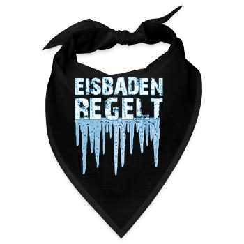 eisbaden - Bandana - Schwarz - Vorne