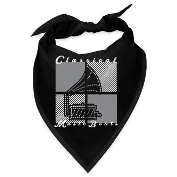 Grammophon - Bandana - Schwarz - Vorne