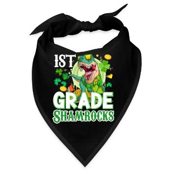 St Paddys St Patricksday St Patrick Day - Bandana - Schwarz - Vorne