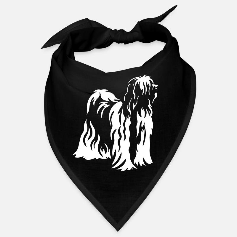 Tibet Terrier "Black Edition" Bandana