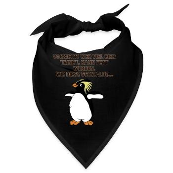 Dicke Schwalbe - Bandana - Schwarz - Vorne