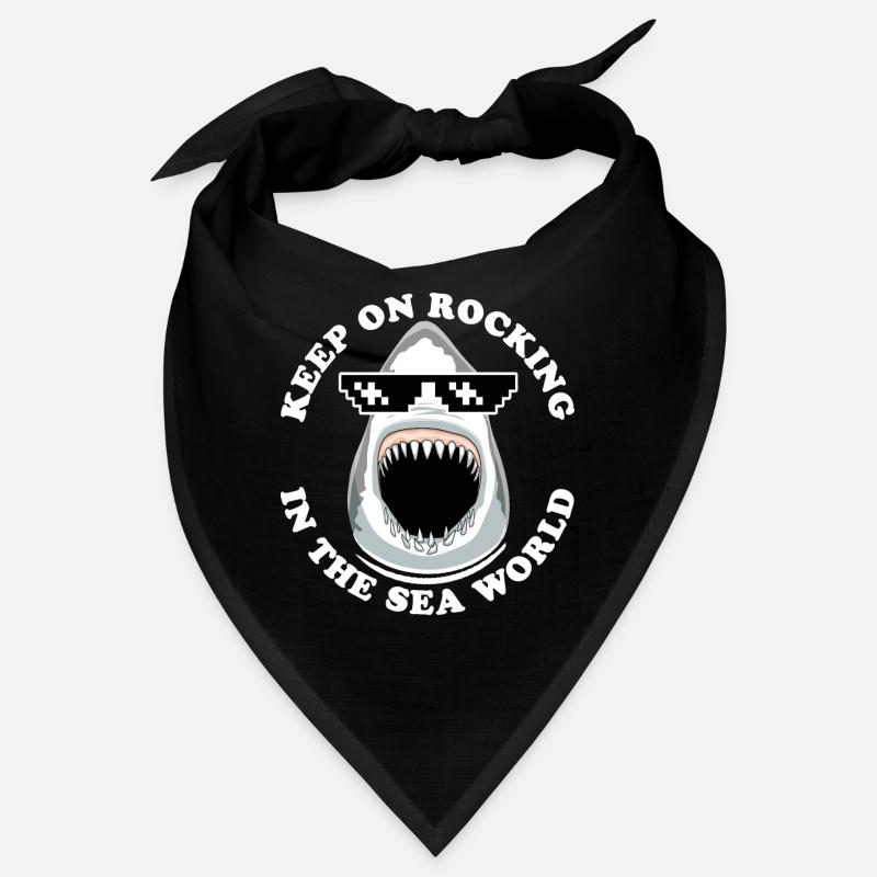 Requin Avec Lunettes De Soleil Bandana