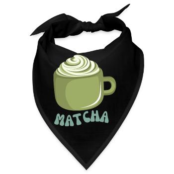 Matcha - Bandana - Schwarz - Vorne