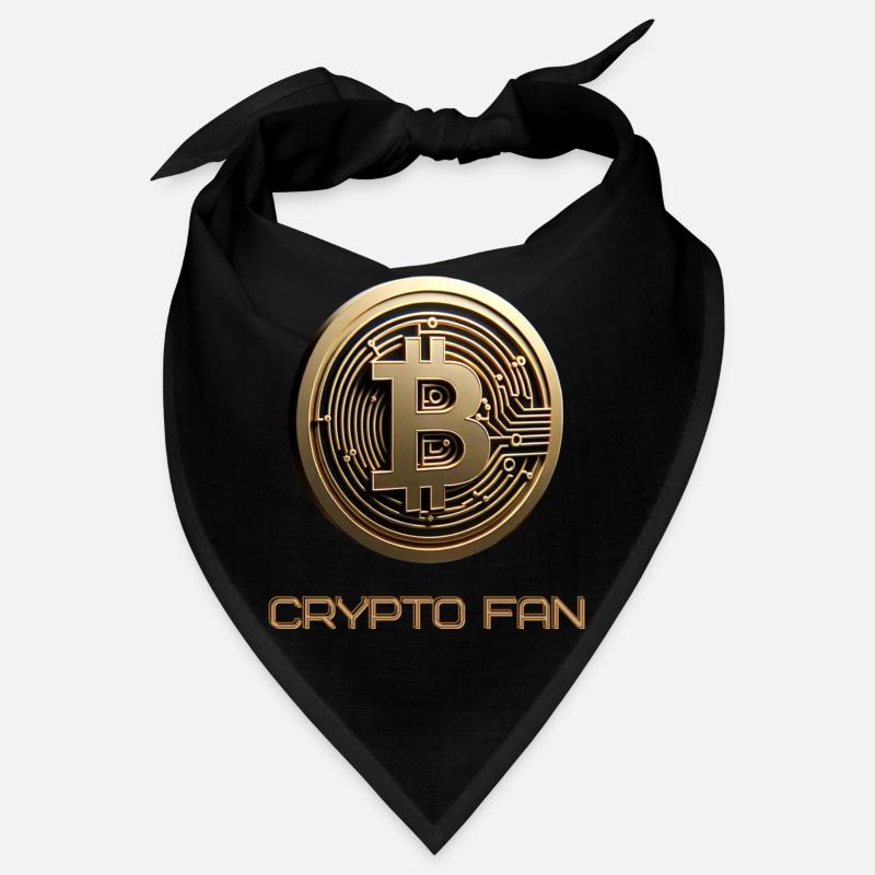 Cryptomonnaie Bitcoin 3D Bandana