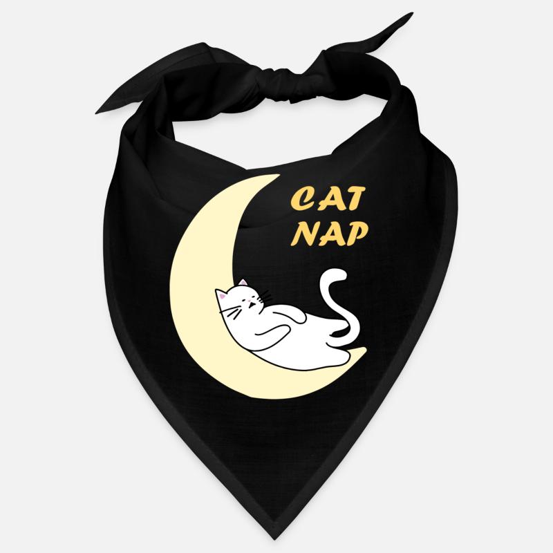 Nickerchen auf dem Mond - Bandana - Schwarz