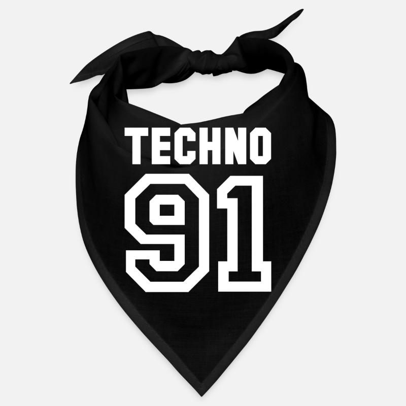 TECHNO Rave 90er Raver Bandana