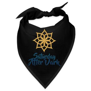 Saturday After Dark - Bandana - Schwarz - Vorne