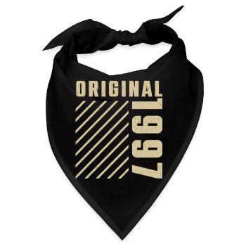 Original 1997 Authentischer Jahrgang Bursdag von 1997 - Bandana - Schwarz - Vorne