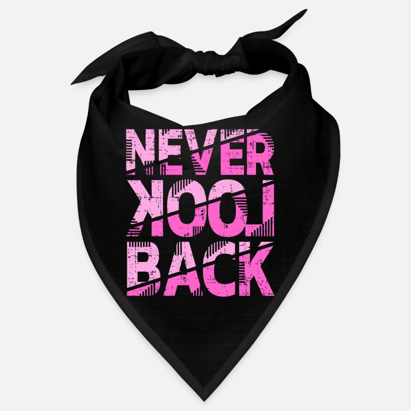 Conception de motivation Never Look Back Bandana