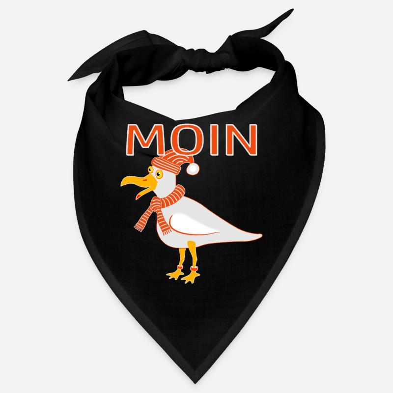 Drôle de mouette avec casquette Bandana