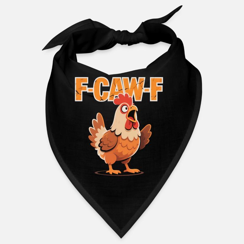 F-Caw-F Drôle de poulet Meme - Surdoué Bandana