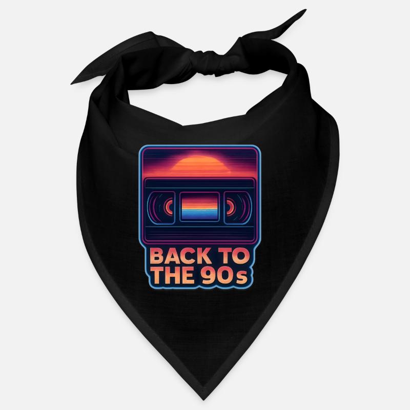 Back to the 90s VHS Cassette Retro Bandana
