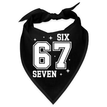 67 - Six Seven SixSeven 6-7 - Bandana - Schwarz - Vorne