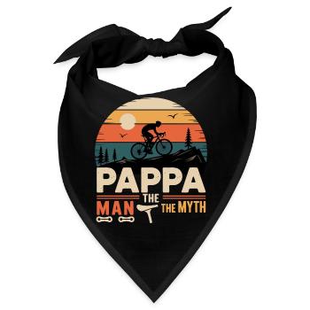 Pappa cycliste la fégende vélo vélo vélo vélo - Bandana - Schwarz - Vorne