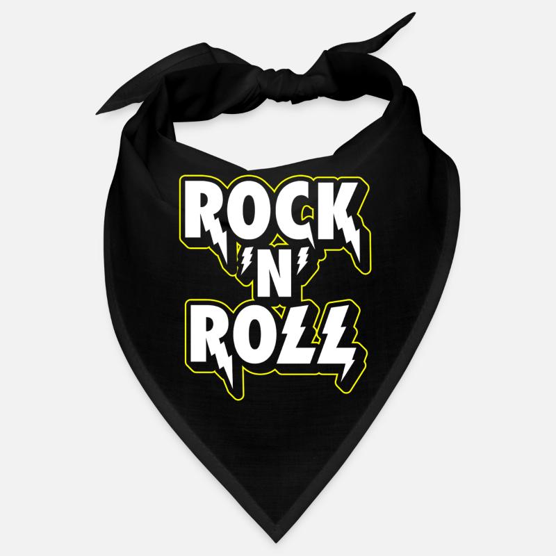 Rock 'N' Roll Lightning 3D-Logo Bandana