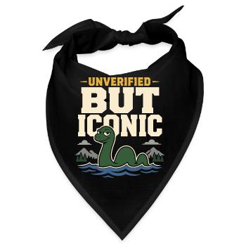 Loch Ness Monster Nessie Loch Ness Cryptid - Bandana - Schwarz - Vorne