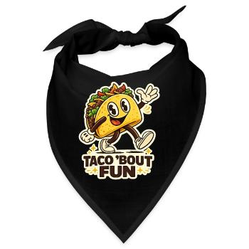 Taco Bout Fun Mascot - Bandana - Schwarz - Vorne