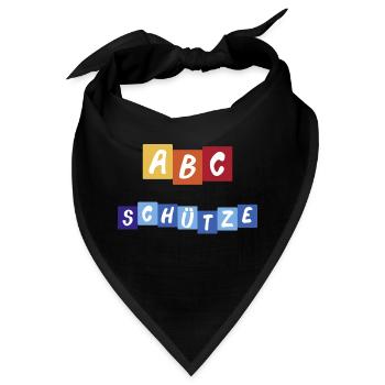 ABC Schütze - Bandana - Schwarz - Vorne