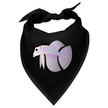 fish fish animal tiere1415 - Bandana - Schwarz - Vorne
