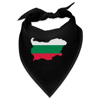 Bulgarien - Bandana - Schwarz - Vorne