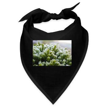 Moos Natur Makro Shot - Bandana - Schwarz - Vorne
