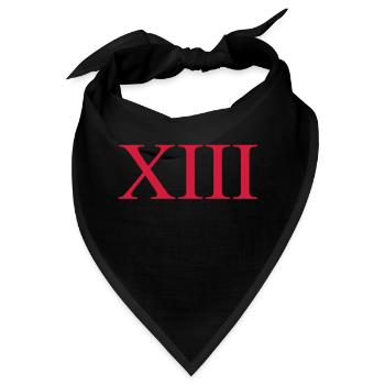 13 - Bandana - Schwarz - Vorne