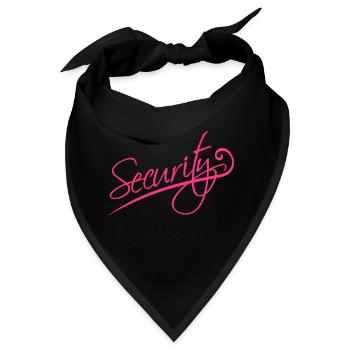 Security - Bandana - Schwarz - Vorne