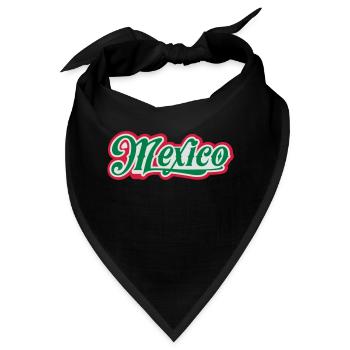 Mexico - Mex - Bandana - Schwarz - Vorne