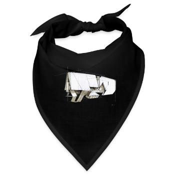 graphic sketch - Bandana - Schwarz - Vorne