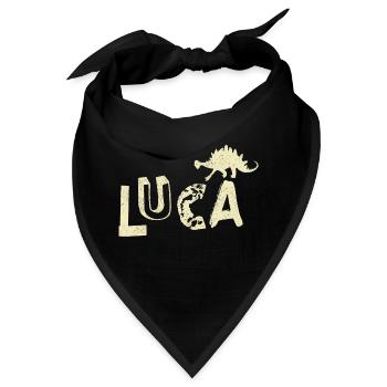 Luca Dinosaurier - Bandana - Schwarz - Vorne