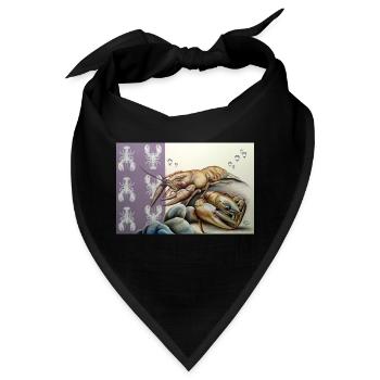 Edelkrebs - Bandana - Schwarz - Vorne