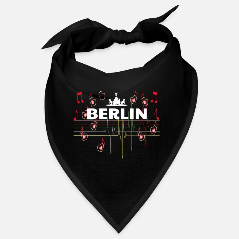 I Love Berlin - Bandana - Schwarz