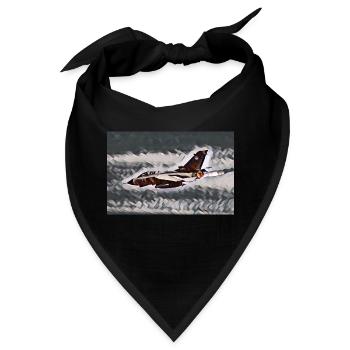 Tornado-Flamme im Studio - Bandana - Schwarz - Vorne