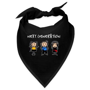 Nächste Generation Kinder Internet Online - Bandana - Schwarz - Vorne