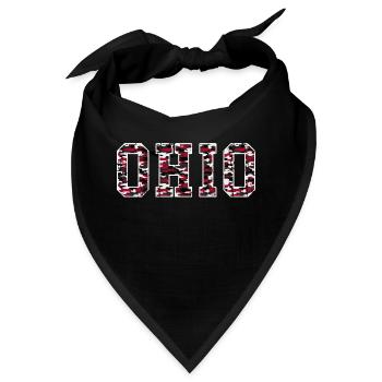 Ohio camoflague - Bandana - Schwarz - Vorne