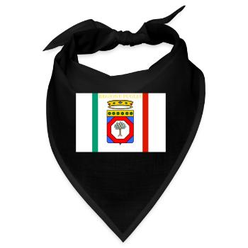 Region Apulien - Bandana - Schwarz - Vorne