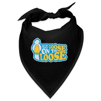 goose on the loose - Bandana - Schwarz - Vorne
