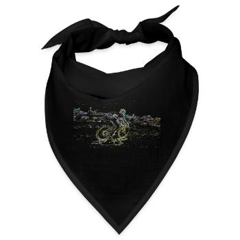 MTB MTB Downhill - Bandana - Schwarz - Vorne