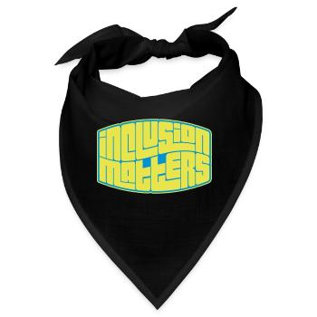 inclusion matters Logo Zitat - Bandana - Schwarz - Vorne