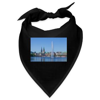 Binnenalster - Bandana - Schwarz - Vorne