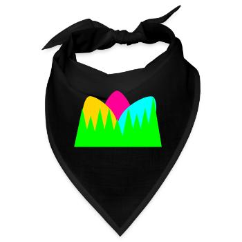 Bunte Ostereier - Bandana - Schwarz - Vorne