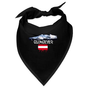 glungezer,berg,berge,österreich,skigebiet,ski - Bandana - Schwarz - Vorne