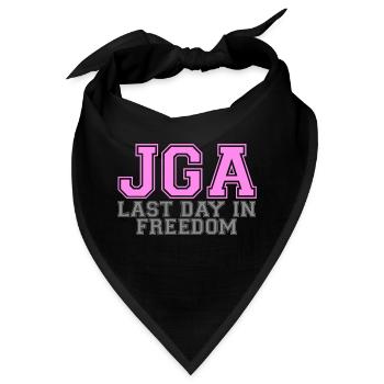 JGA - Last Day In Freedom - Bandana - Schwarz - Vorne